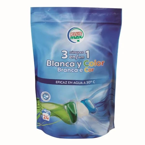 Detergente cápsulas blanco y color 24 Dosis - 1 ud - Imagen del producto en Findit