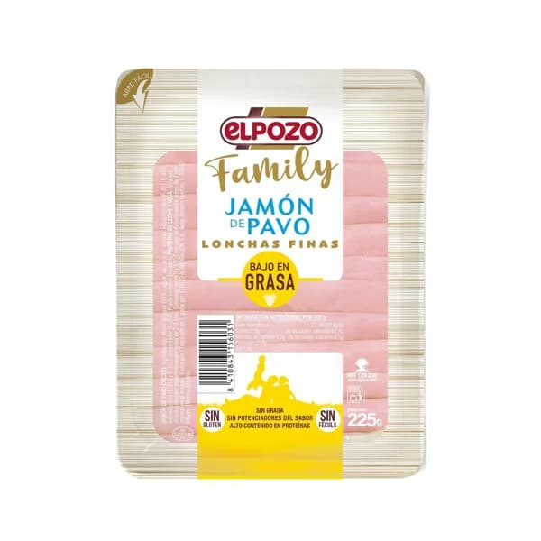 Jamón de Pavo Lonchas 225G - 0.23 kg - Imagen del producto en Findit