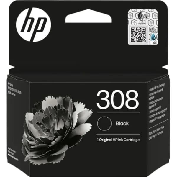 Cartucho de tinta original negro, 7FP21UE 308 HP, 1 u - 1 ud - Imagen del producto en Findit