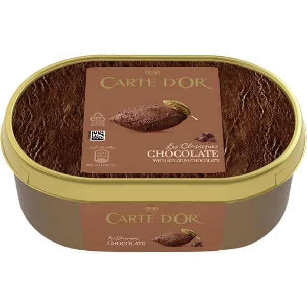 Helado de chocolate CARTE D'OR, tarrina 1 litro - 1 l - Imagen del producto en Findit