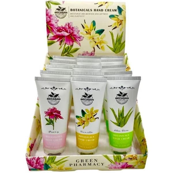 Crema de manos variadas BECASAN BOTANICALS, tubo 60 ml - 0.06 l - Imagen del producto en Findit