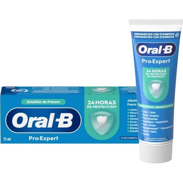 Dentífrico frescura ORAL-B Pro-Expert, tubo 75 ml - 1 ud - Imagen del producto en Findit