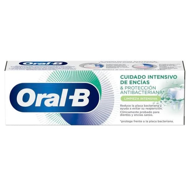 Dentífrico protección encías antibacteria ORAL-B, tubo 75 ml - 0.08 l - Imagen del producto en Findit