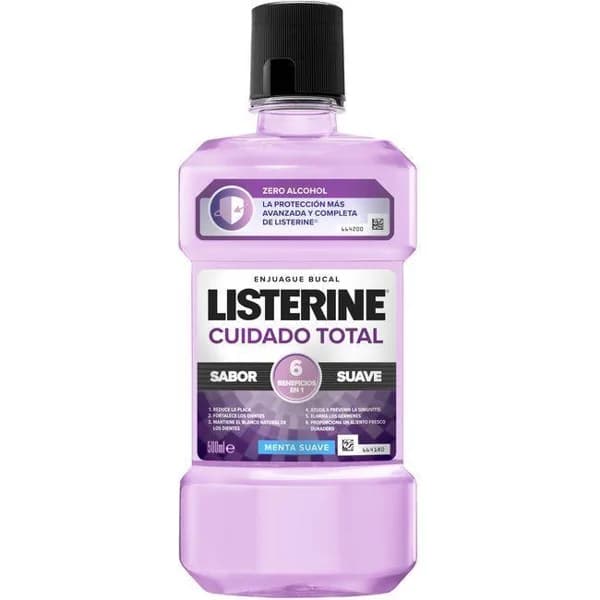 Enjuague bucal Total Care LISTERINE Zero, botella 500 ml - 1 ud - Imagen del producto en Findit