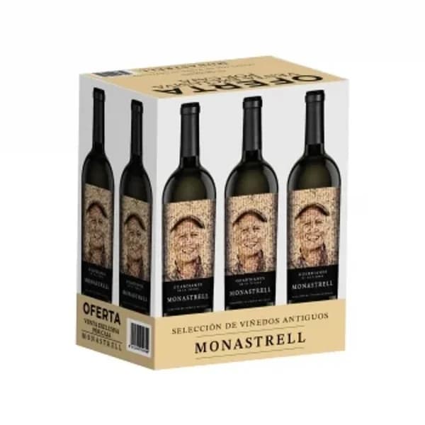 Caja de 6 botellas de vino tinto monastrell Guardianes de la Tierra 75 cl. - 1 ud - Imagen del producto en Findit