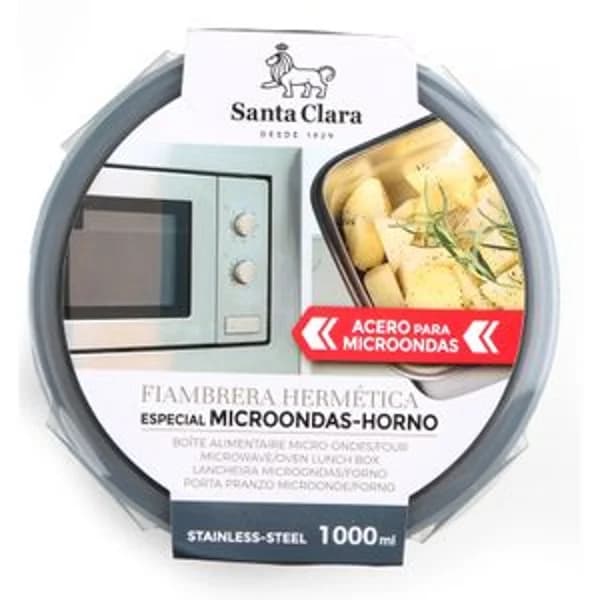 Fiambrera Acero Redond 100ml - 1 ud - Imagen del producto en Findit