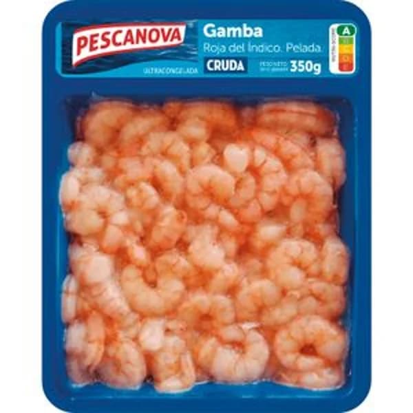 Gamba roja pelada Cruda - 0.35 kg - Imagen del producto en Findit