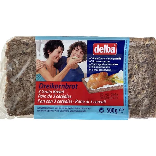 Pan Cereal Dreikornbrot - 0.5 kg - Imagen del producto en Findit