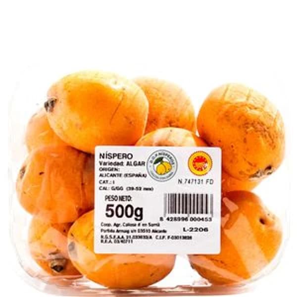 Nispero bandeja 500g - 0.5 kg - Imagen del producto en Findit