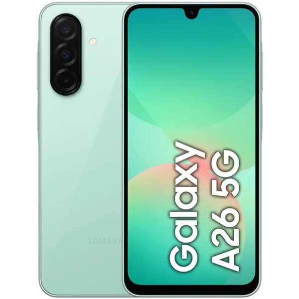 Smartphone libre green 8+256 GB, Galaxy A26 5G SAMSUNG - 1 ud - Imagen del producto en Findit