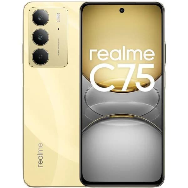 Smartphone libre gold 8+256 GB, C75 REALME - 5828 ud - Imagen del producto en Findit