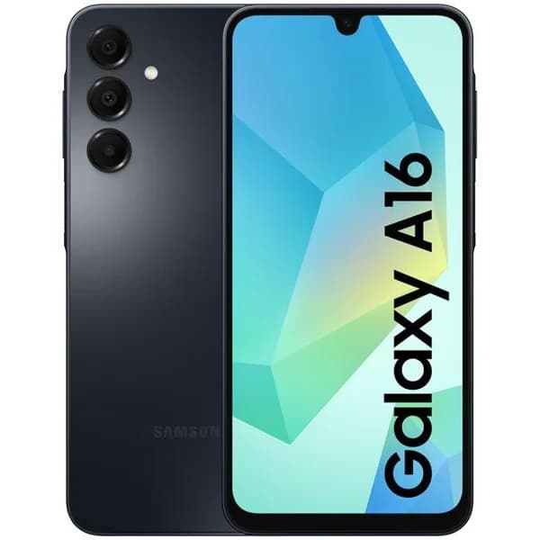 Smartphone libre negro 4+128 GB, Galaxy A16 SAMSUNG - 1 ud - Imagen del producto en Findit