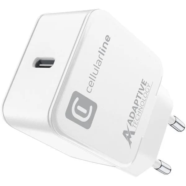 Cargador de red blanco 15w puerto usb-a CELLULAR LINE - 1 ud - Imagen del producto en Findit