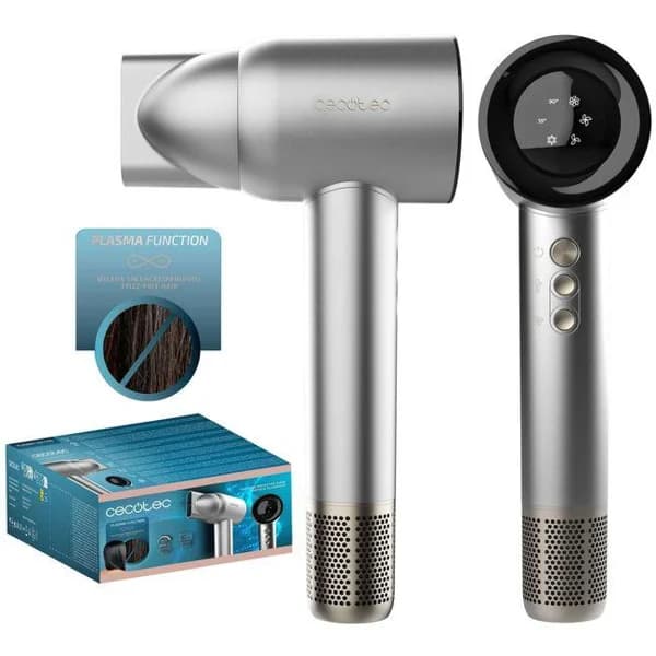 Secador de pelo, DC, 2400W, iónico, boquilla, difusor, aire frío CECOTEC - 1 ud - Imagen del producto en Findit