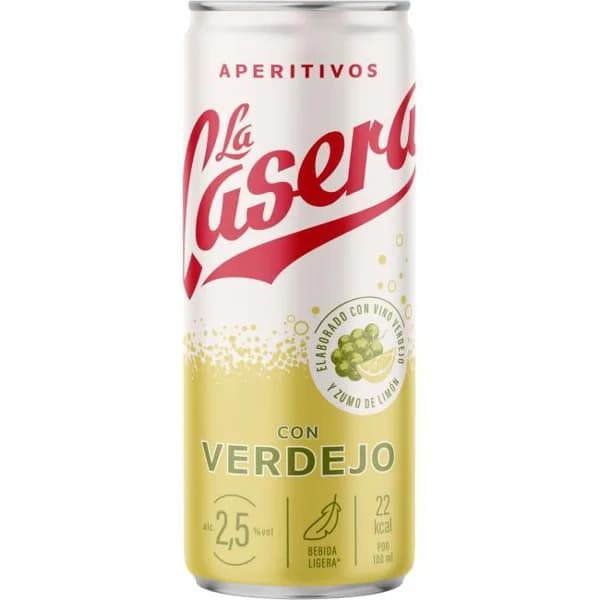 Blanco de verano limón LA CASERA, lata 33 cl - 0.33 l - Imagen del producto en Findit