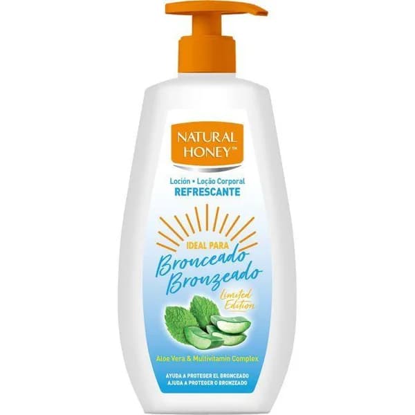 Loción refrescante aloe NATURAL HONEY, dosificador 360 ml - 1 ud - Imagen del producto en Findit