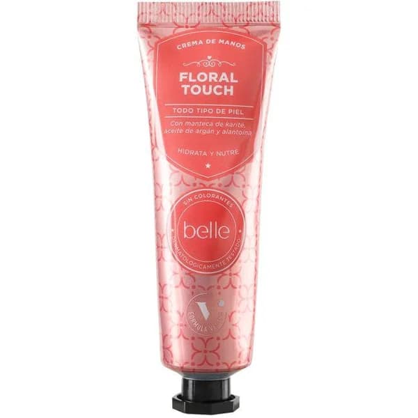 Crema de manos hidratante floral BELLE, tubo 30 ml - 0.03 l - Imagen del producto en Findit