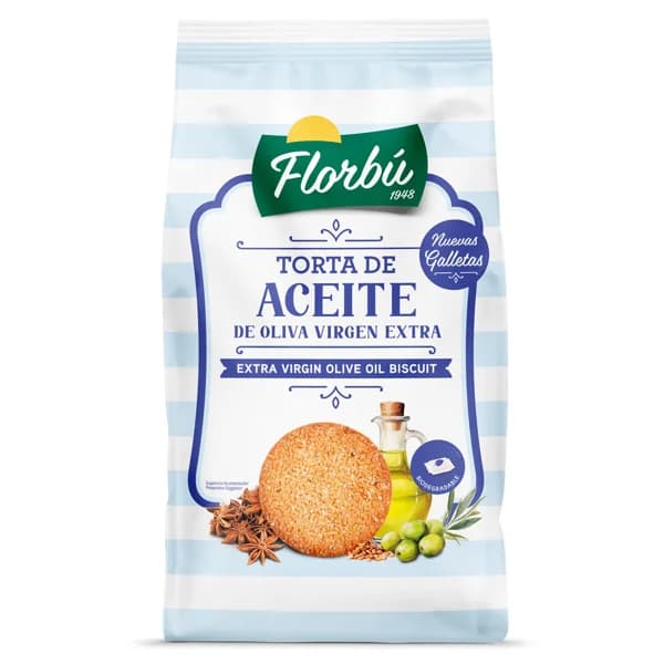 Tortas de aceite de oliva virgen extra Florbu bolsa 240 g - 0.24 kg - Imagen del producto en Findit