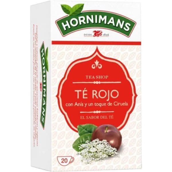 Té rojo HORNIMANS, caja 20 sobres - 20 ud - Imagen del producto en Findit