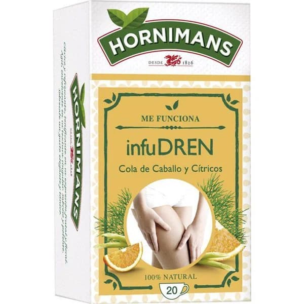 Infudren HORNIMANS, caja 20 sobres - 20 ud - Imagen del producto en Findit
