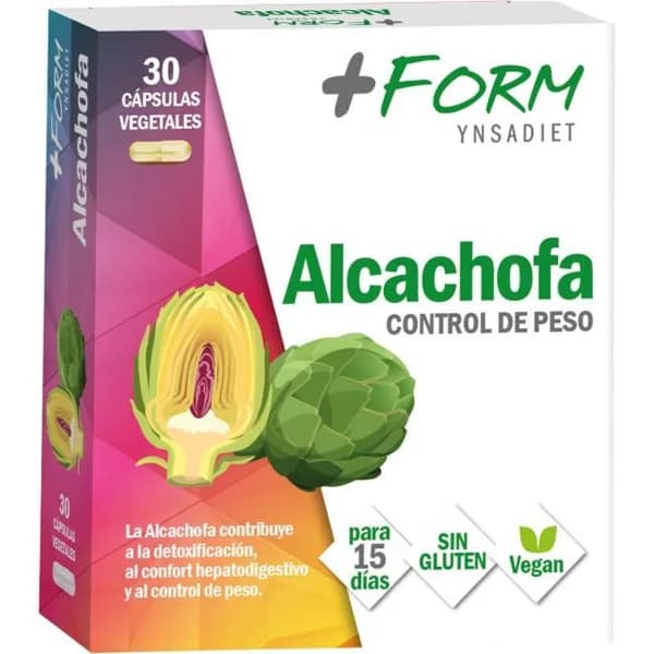 Alcachofa en cápsulas +FORM, caja 30 uds - 30 ud - Imagen del producto en Findit