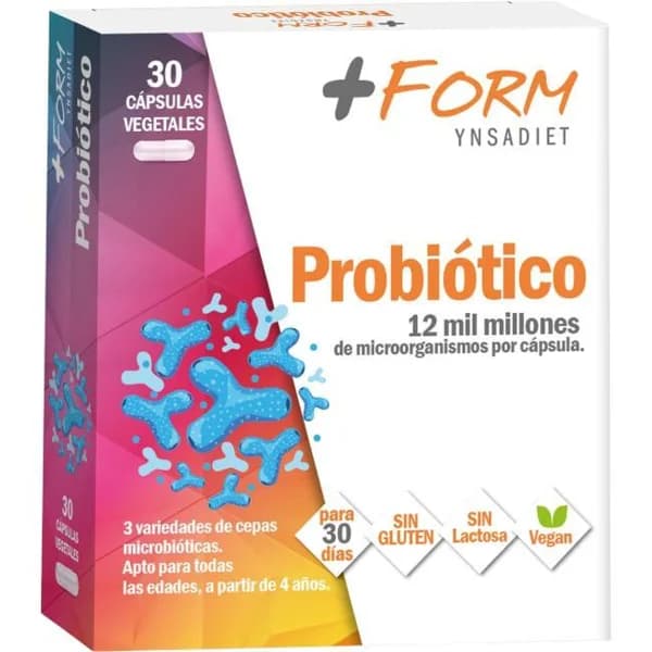 Probiótico en cápsulas +FORM, caja 30 uds - 30 ud - Imagen del producto en Findit