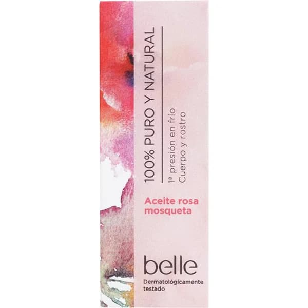 Aceite puro rosa mosqueta BELLE, gotero 30 ml - 0.03 l - Imagen del producto en Findit