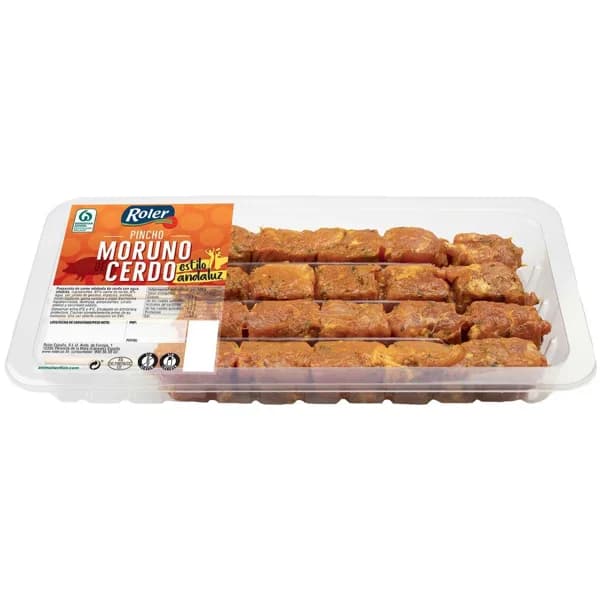 Pincho andaluz de cerdo ROLER, bandeja 340 g - 0.34 kg - Imagen del producto en Findit