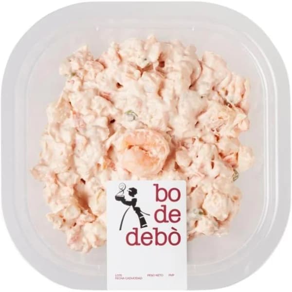 Ensaladila con langostinos BO DE DEBO, bandeja 280 g - 1 ud - Imagen del producto en Findit