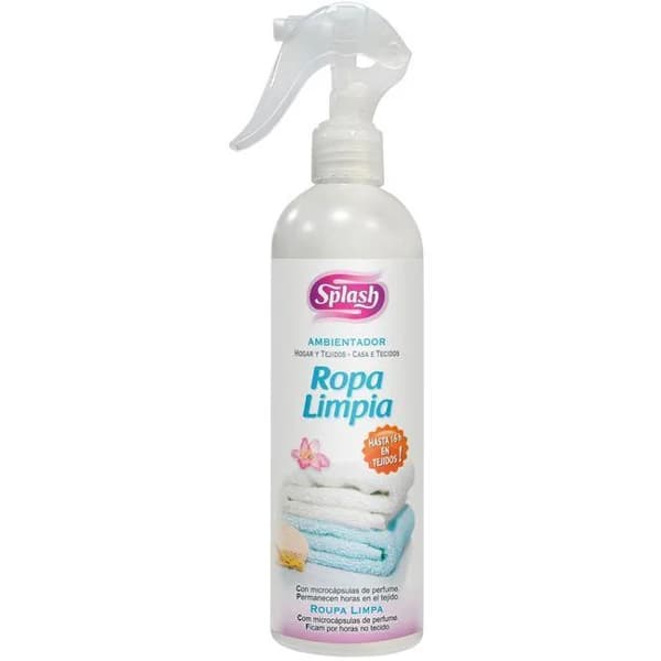 Ambientador hogar y tejidos ropa limpia SPLASH, pistola 400 ml - 0.4 l - Imagen del producto en Findit