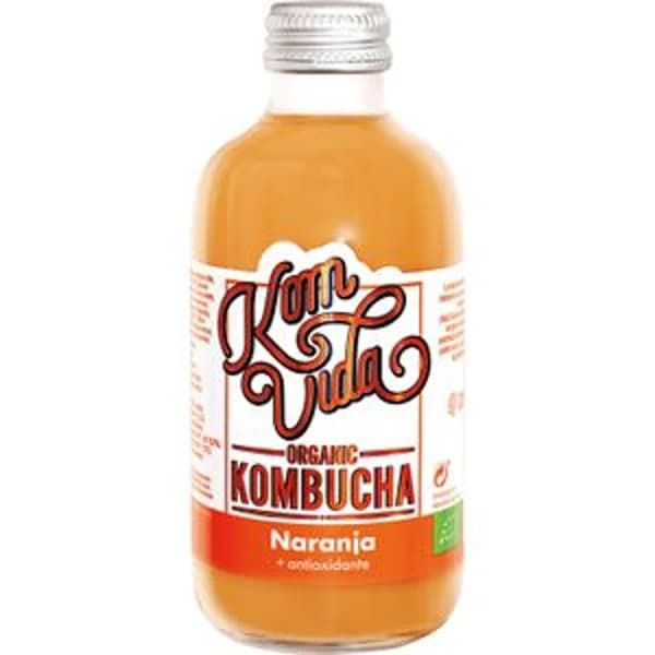 Kombucha sabor Naranja Bebida Orgánica - 0.19 l - Imagen del producto en Findit