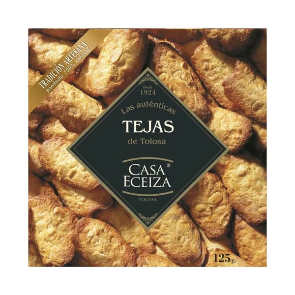 CASA ECEIZA Tejas de Tolosa estuche 125 g. - 0.12 kg - Imagen del producto en Findit