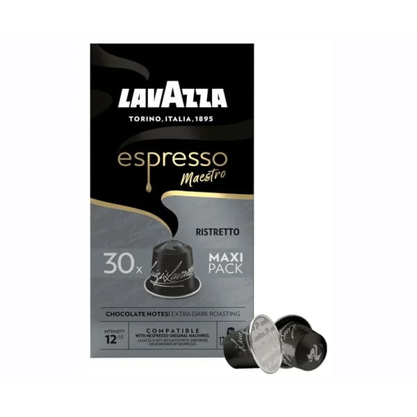 LAVAZZA Café Espresso Maestro Ristretto Int.12, 30 cápsulas - 0.68 kg - Imagen del producto en Findit