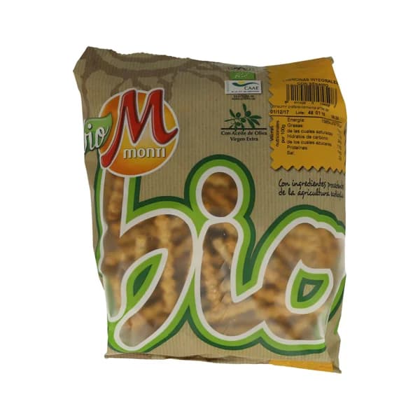 ECOMONTI Trencinas integrales con sésamo de agricultura ecológica ECOMONTI 200 g. - 0.2 kg - Imagen del producto en Findit