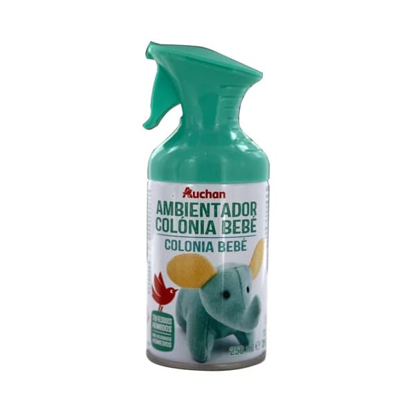 PRODUCTO ALCAMPO Ambientador en spray con aroma a colónia de bebe 250 ml. - 0.25 l - Imagen del producto en Findit