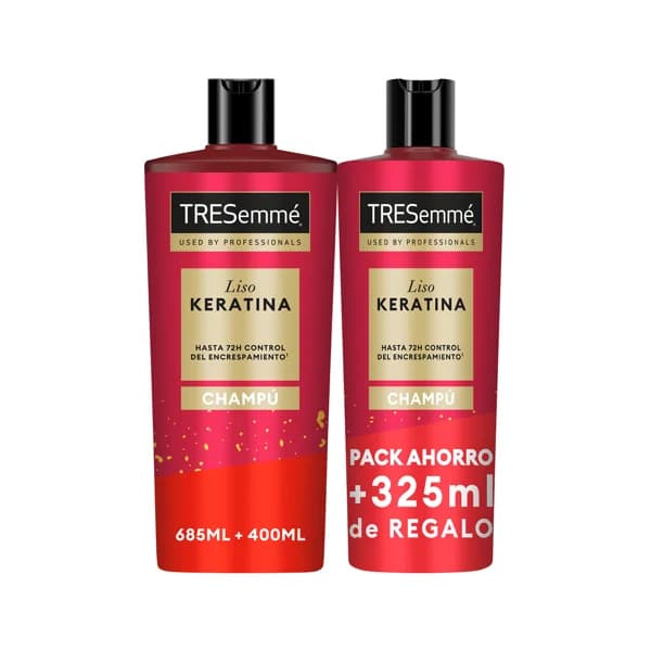 TRESEMMÉ Keratina Champú + acondicionador 685 + 400 ml. - 1.09 l - Imagen del producto en Findit
