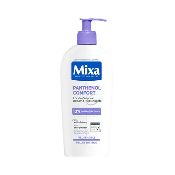 MIXA Panthenol control Loción corporal anti-picores, para pieles sensibles 250 ml. - 0.25 l - Imagen del producto en Findit