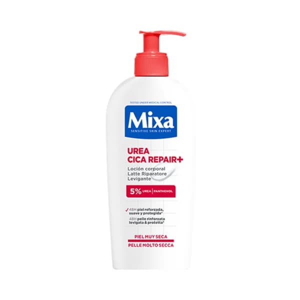 MIXA Urea cica repair + Loción corporal reforzante, para pieles muy secas 250 ml. - 0.25 l - Imagen del producto en Findit