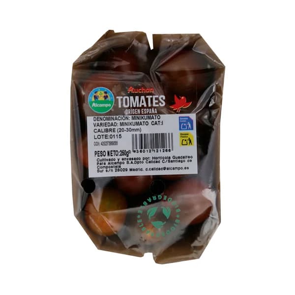 ALCAMPO CULTIVAMOS LO BUENO Tomate mini Kumato  250 g. - 0.25 kg - Imagen del producto en Findit