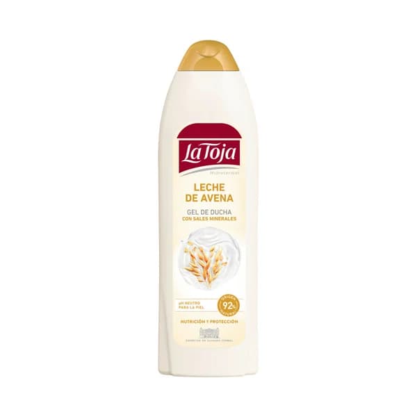 LA TOJA Gel para baño o ducha con sales minerales y leche de avena 600 ml. - 0.6 l - Imagen del producto en Findit