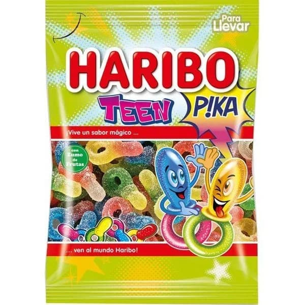 Teen pica HARIBO, bolsa 90 g - 0.09 kg - Imagen del producto en Findit