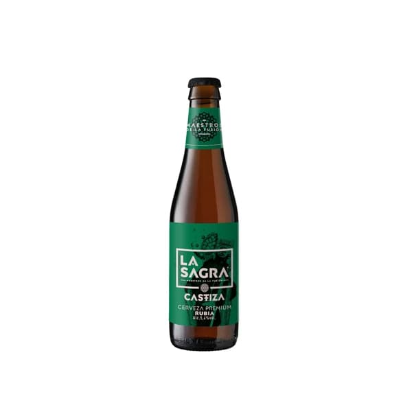 LA SAGRA CASTIZA  Cerveza rubia botella 33 cl. - 0.33 l - Imagen del producto en Findit