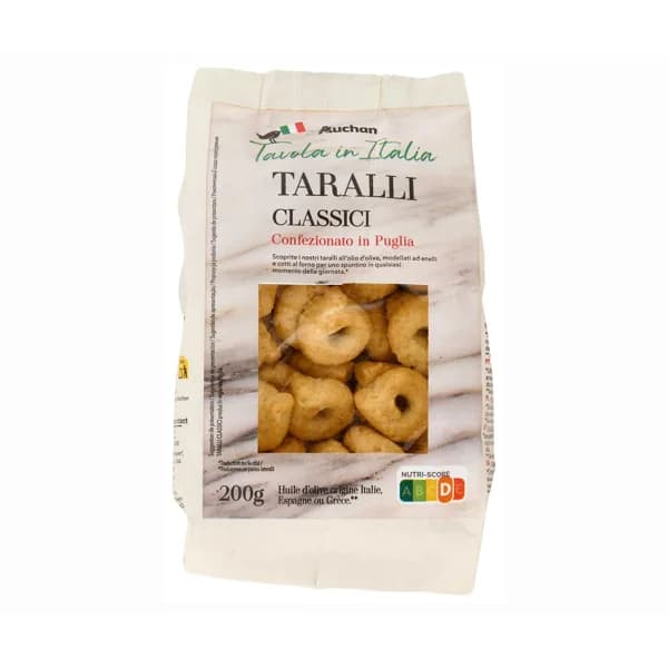 PRODUCTO ALCAMPO Taralli Tavola in Italia 200 gr. - 0.2 kg - Imagen del producto en Findit