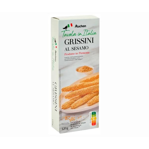 PRODUCTO ALCAMPO Grissini sésamoTavola in Italia 120 gr. - 0.12 kg - Imagen del producto en Findit