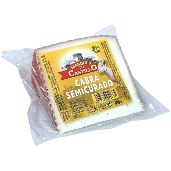 MARQUÉS DEL CASTILLO Queso de cabra semicurado 400 g. - 0.4 kg - Imagen del producto en Findit
