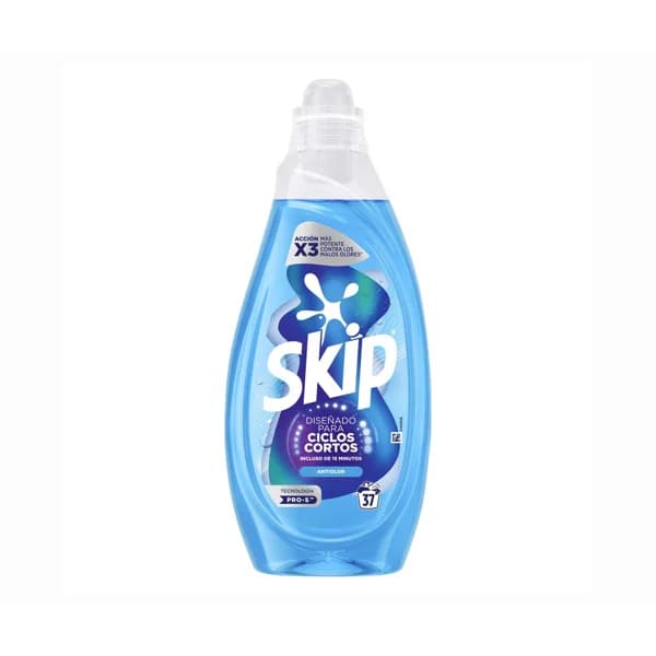SKIP Detergente líquido ciclos cortos anti olor 37 ds. - 1 ud - Imagen del producto en Findit
