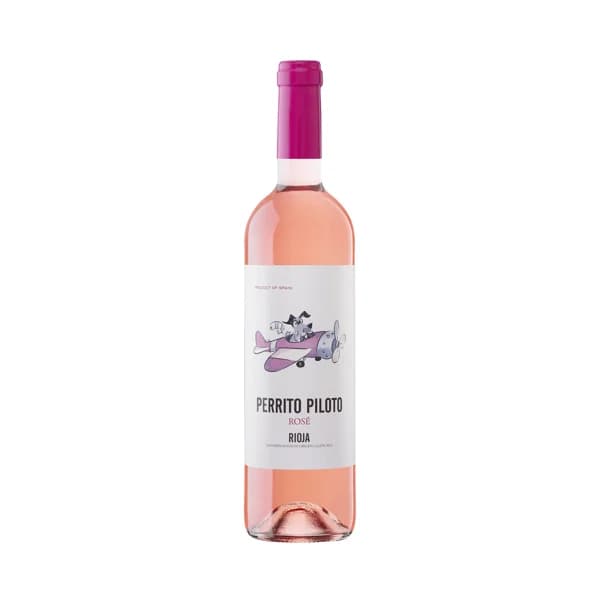 PERRITO PILOTO  Vino rosado clarete con D.O. Ca. Rioja botella 75 cl. - 1 ud - Imagen del producto en Findit