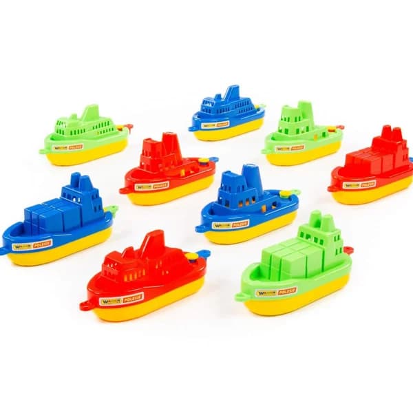 Barquito para jugar en la arena 21cm, 3 modelos surtidos, GMBH. - 1 ud - Imagen del producto en Findit