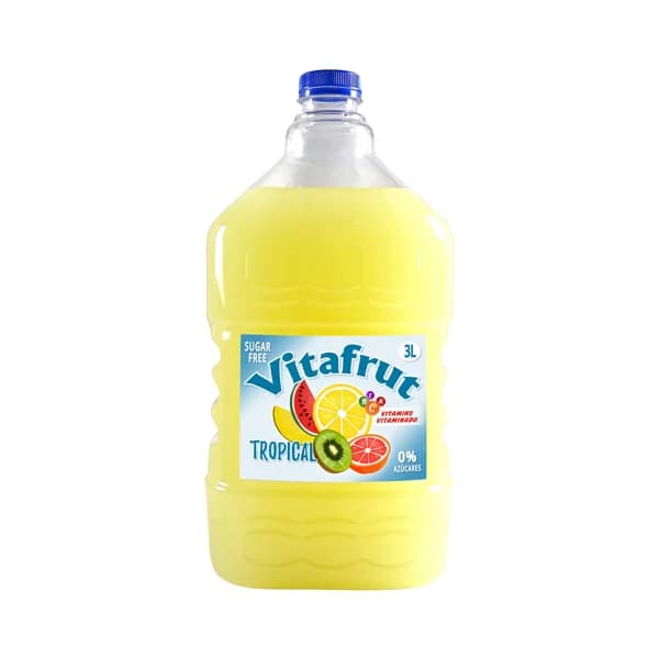 VITAFRUT Refresco vitaminado tropical, sin azúcares añadidos, 3 l. - 3 l - Imagen del producto en Findit
