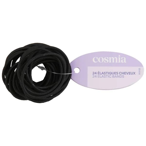 COSMIA Gomas de pelo elásticas clásicas de color negro 24 uds. - 1 ud - Imagen del producto en Findit